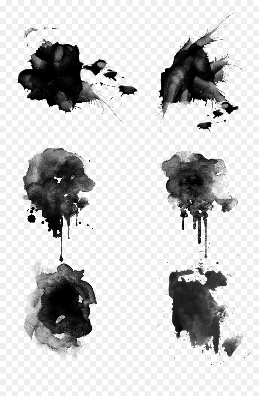 Transparent Black Ink Png - Thebandwithnoname Dying To Be There, Png Download - black ink png