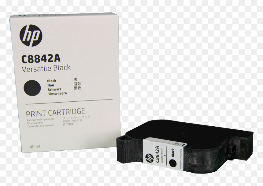 Hp Versatile Black Ink Cartridge - Box, HD Png Download - black ink png