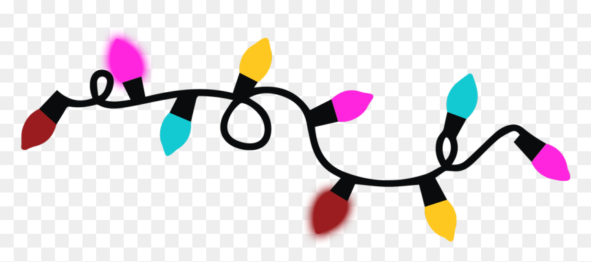 Transparent Christmas Lights Clipart - Embroidered Christmas Lights, HD Png Download - christmas lights clipart png