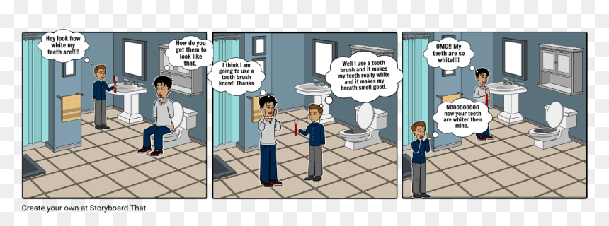 Comics, HD Png Download - tooth brush png