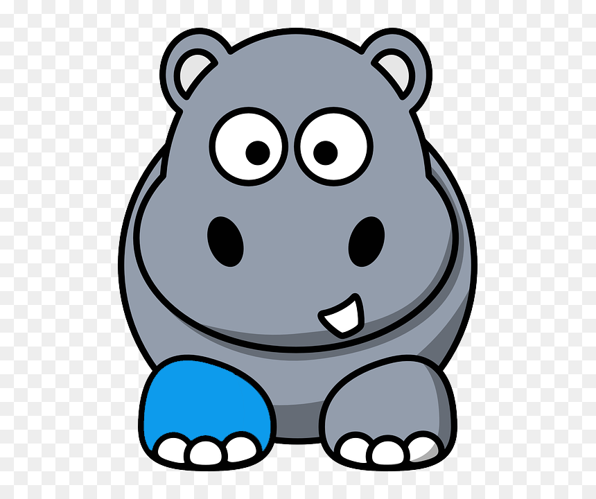 Transparent Cute Animals Png - Clipart Hippo, Png Download - cute animals png