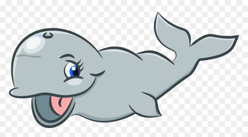 Whale Icon Svg Clip Arts - Sea Water Animals Cartoons, HD Png Download - whale clipart png