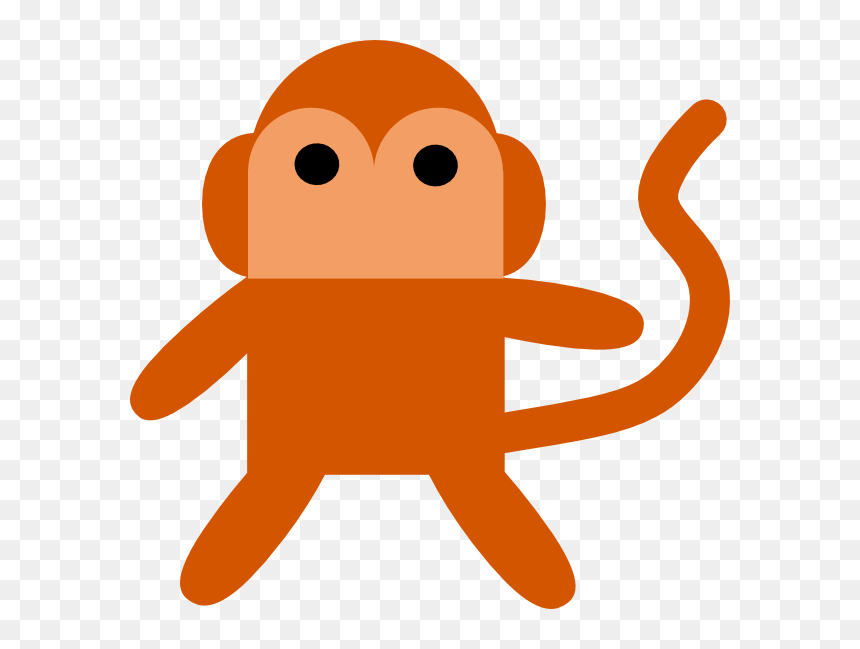 Monkey Clip Art, HD Png Download - cute monkey png