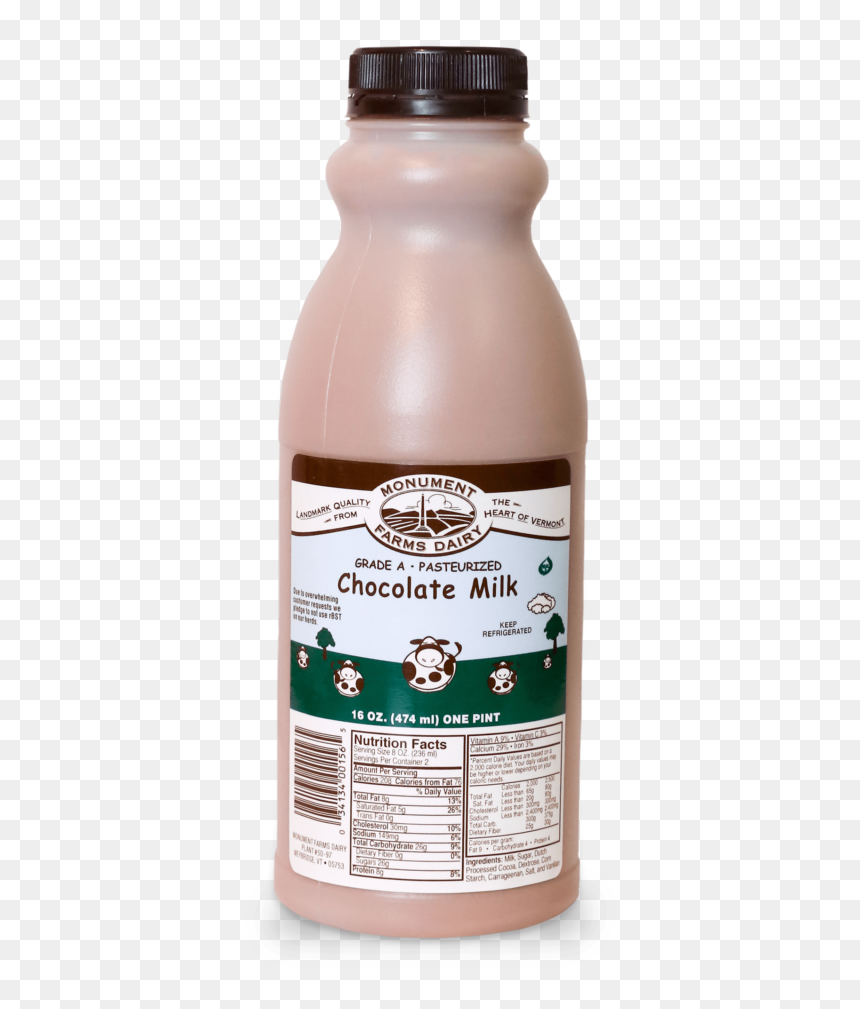 Monument Farms Chocolate Milk , Png Download - Vermont Chocolate Milk, Transparent Png - chocolate milk png