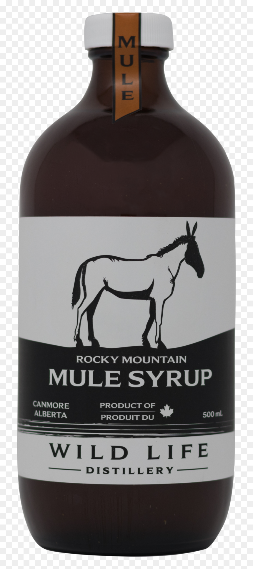 Wld Mule Bottle - Glass Bottle, HD Png Download - mule png