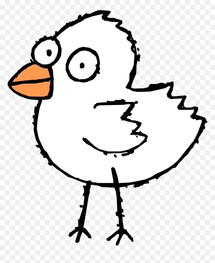 Black And White Bird Clip Art - Black And White Bird Clipart, HD Png Download - white birds png