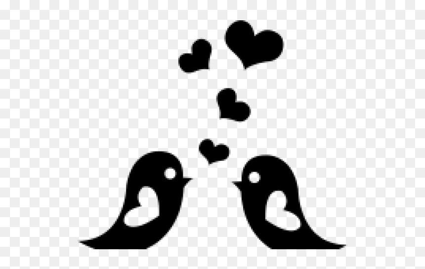 Love Birds Png Transparent Images, Png Download - white birds png