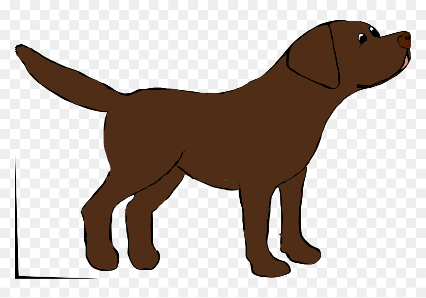Marley The Chocolate Labrador - Chocolate Lab Clipart, HD Png Download - labrador png
