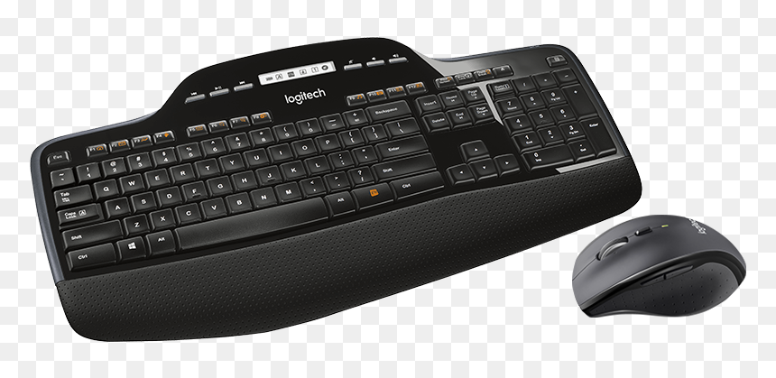 Logitech Mk710 Wireless Keyboard And Mouse Combo, HD Png Download - keyboard and mouse png