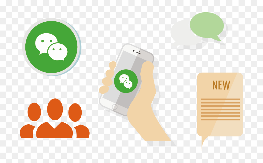 Social Media, HD Png Download - wechat png