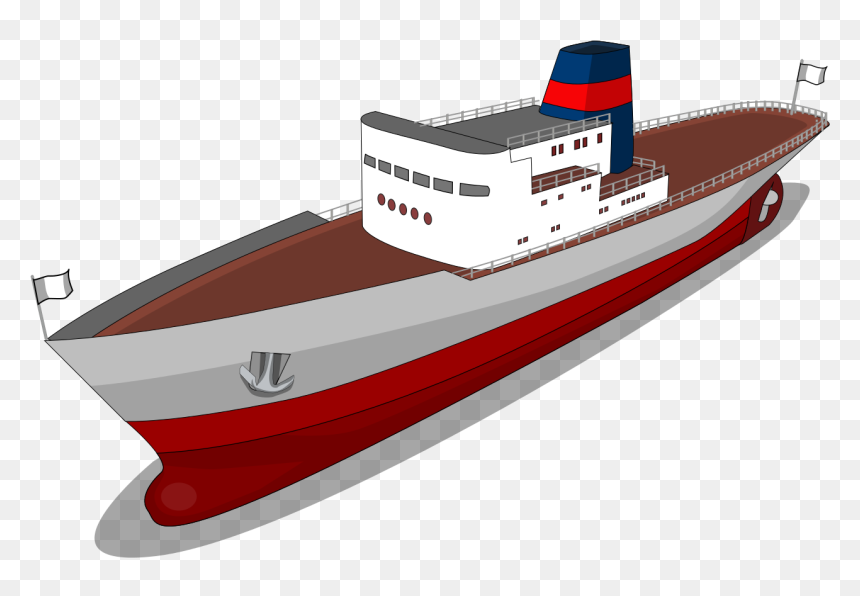 Ship Png Transparent - Parts Of A Ship Diagram, Png Download - speed boat png