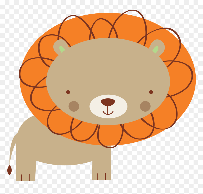 Baby Shower , Png Download - Animalitos De Safari, Transparent Png - baby lion png