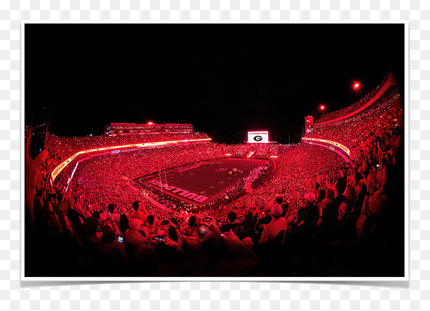 Sanford Red Lights - Georgia Vs Notre Dame 2019 Red Lights, HD Png Download - georgia bulldogs png