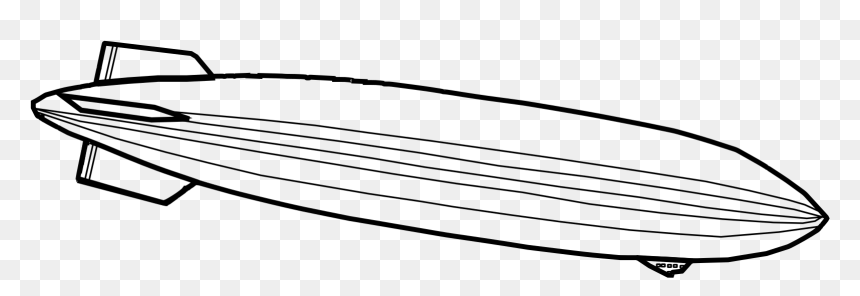 Boat, HD Png Download - zeppelin png