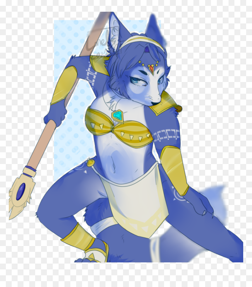 Starfox- Krystal - Cartoon, HD Png Download - starfox png