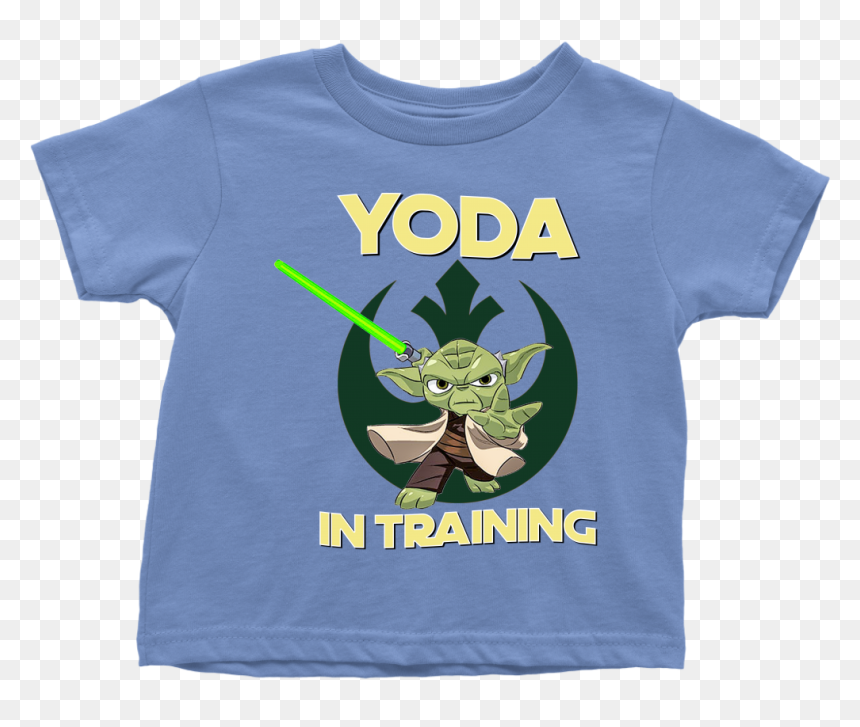 Star Wars Yoda In Training Toddler T Shirt - Star Wars Rebel Symbol, HD Png Download - star wars yoda png