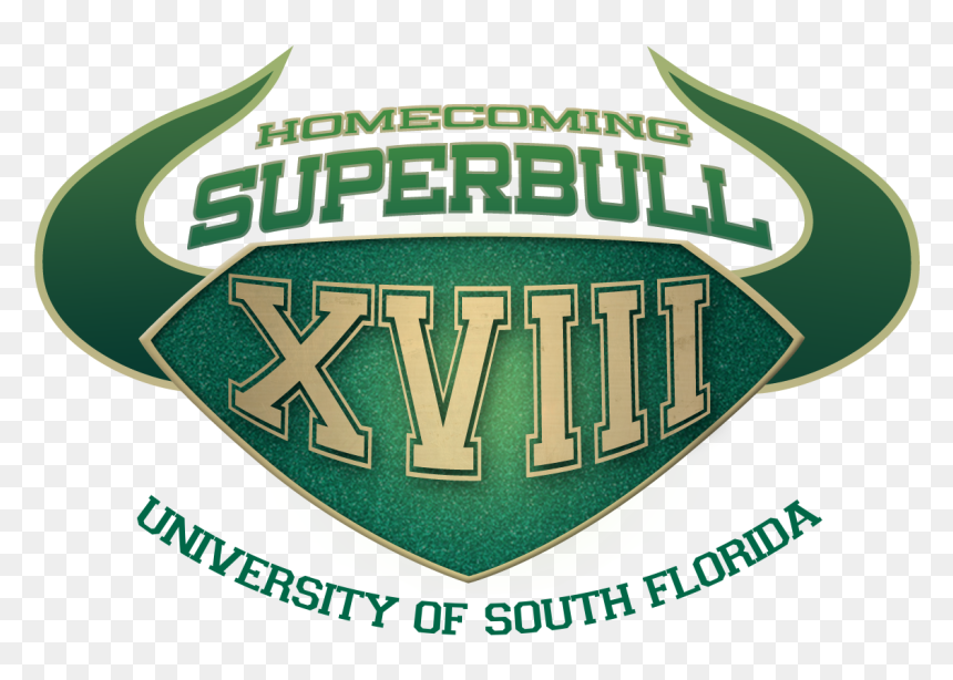 Superbull 2014 Logo Green Text - Usf Homecoming Logo, HD Png Download - homecoming png