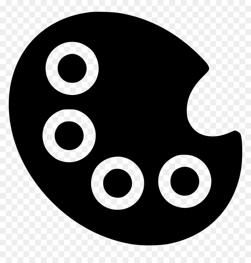 Artist Draw Palette - Circle, HD Png Download - artist palette png