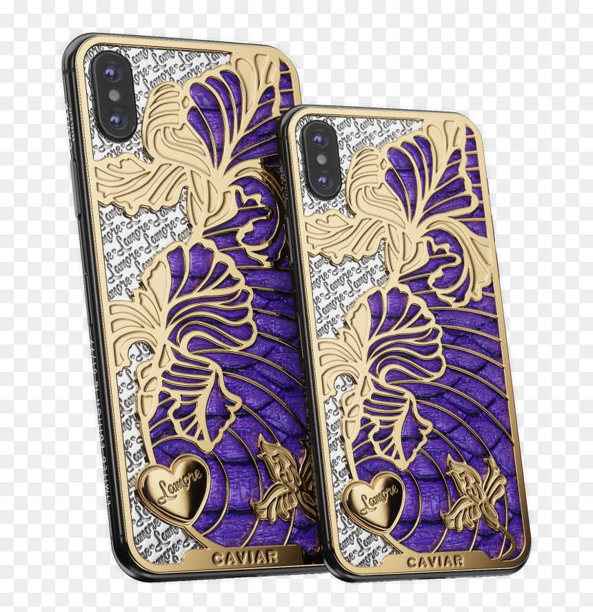 Caviar Iphone Xs Love Iris - Mobile Phone Case, HD Png Download - iris flower png