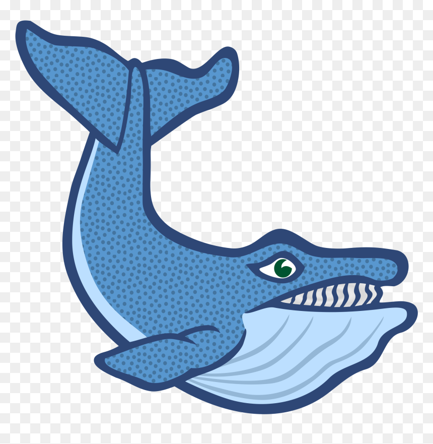 This Free Icons Png Design Of Whale Clip- - Colored Whale, Transparent Png - whale clipart png