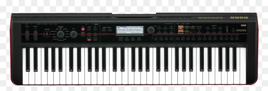 Music Keyboard Png - Korg Kross 61 Key Workstation Keyboard, Transparent Png - music keyboard png