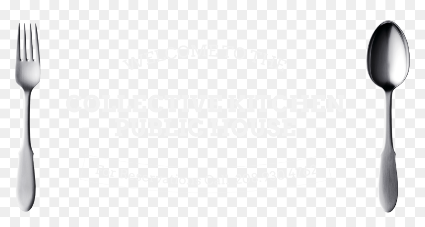 Black And White Cok Pot Fire Png No Background - Fork And Spoon, Transparent Png - coeur png