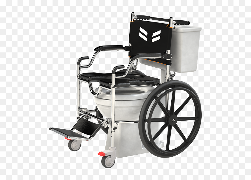 Frido Waterproof Commode Wheelchair Docking On The - Carruagem De Princesa Em Desenho, HD Png Download - wheel chair png