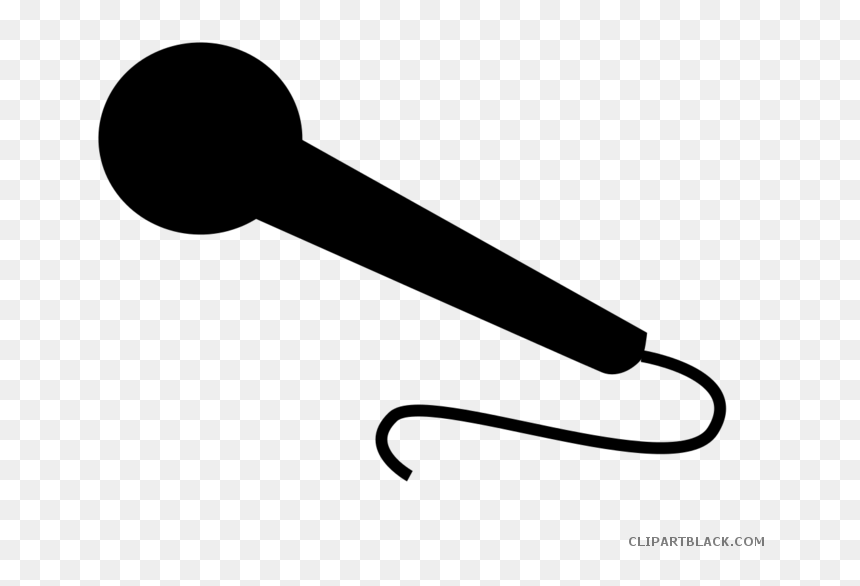 Clipartblack Com Tools Free - Microphone Silhouette Transparent Background, HD Png Download - rapper silhouette png