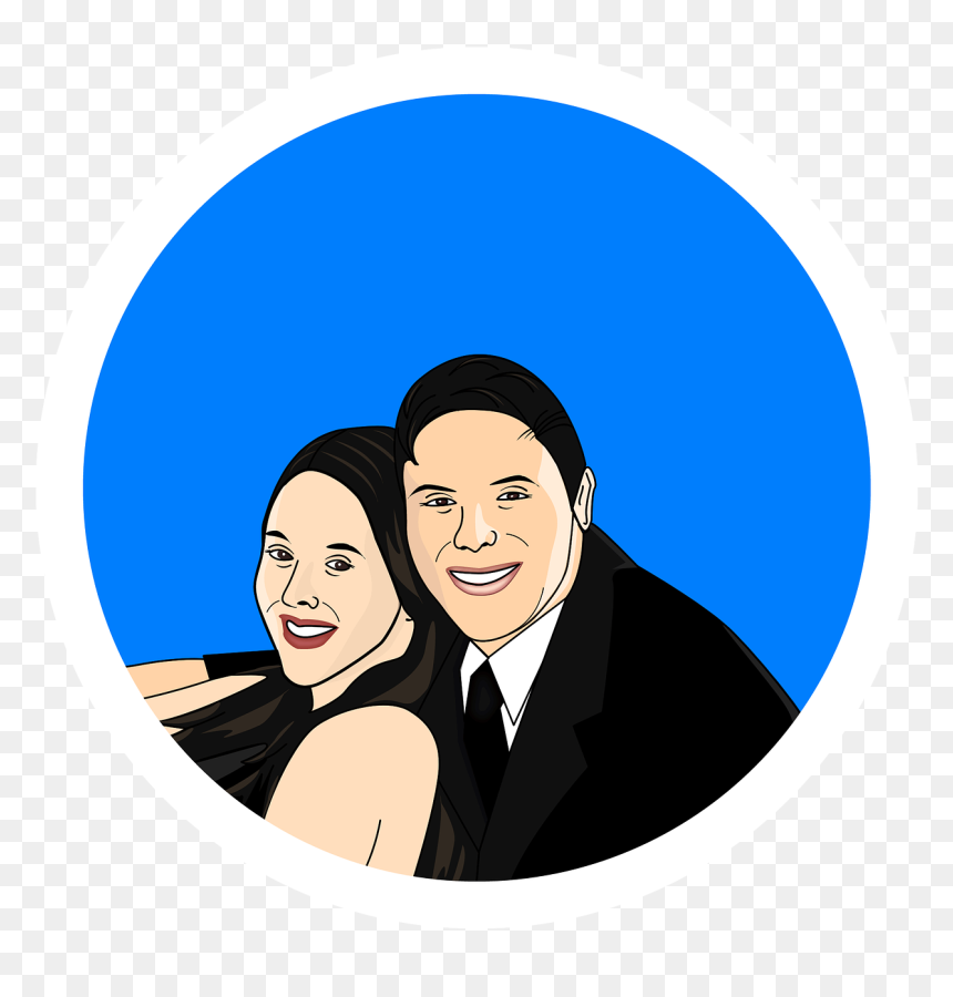 Tooth Clip Art, HD Png Download - happy couple png