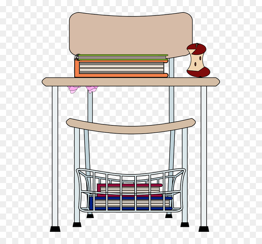 Desk, HD Png Download - school desk png