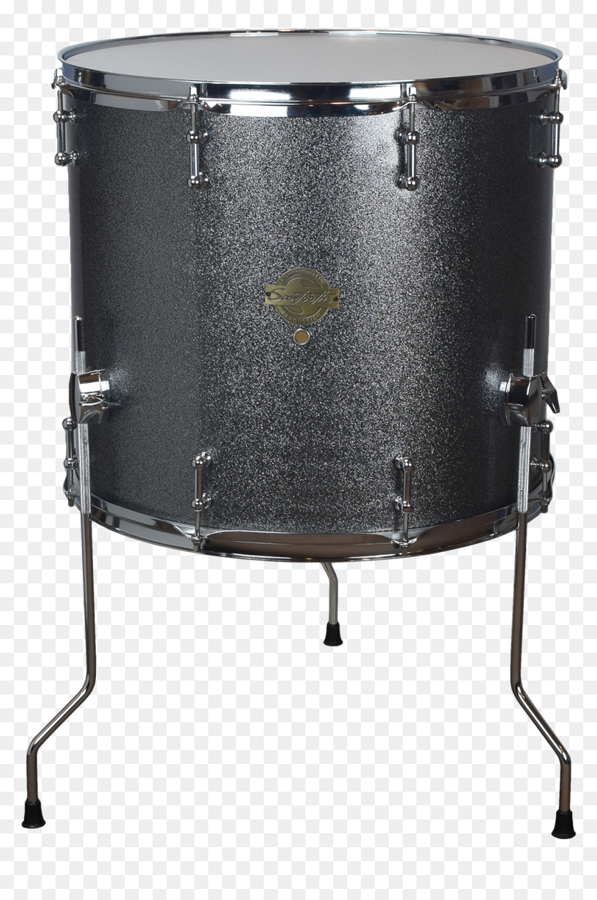 Silver Sparkle 18 X16 Tom Tom Drum- - Tom-tom Drum, HD Png Download - drumset png