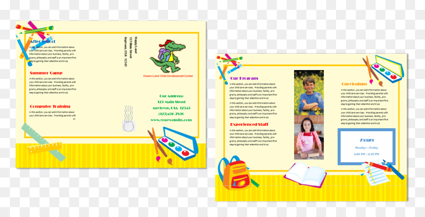 Day Care Flyers Png - Graphic Design, Transparent Png - daycare png