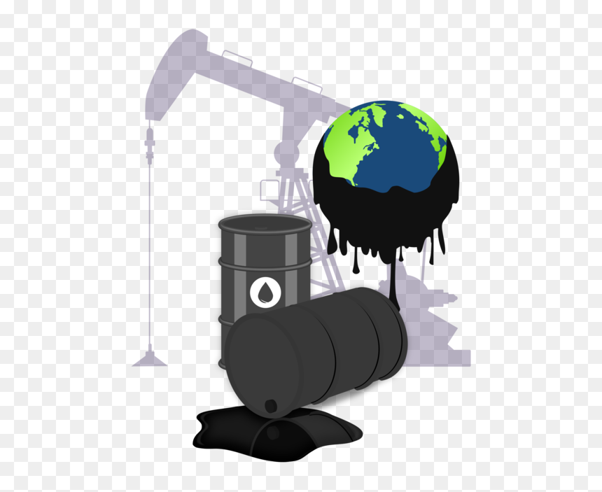 Drilling Oil Rig Silhouette, HD Png Download - spill png