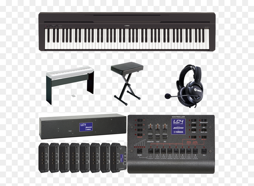 Transparent Music Keyboard Png - Yamaha 88 Key, Png Download - music keyboard png