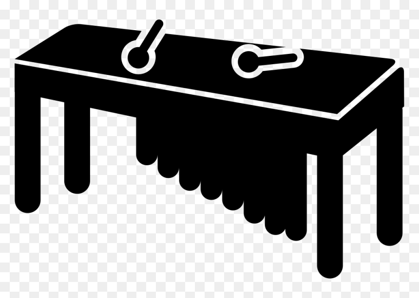 Xylophone On A Table With Sticks - Tool, HD Png Download - xylophone png