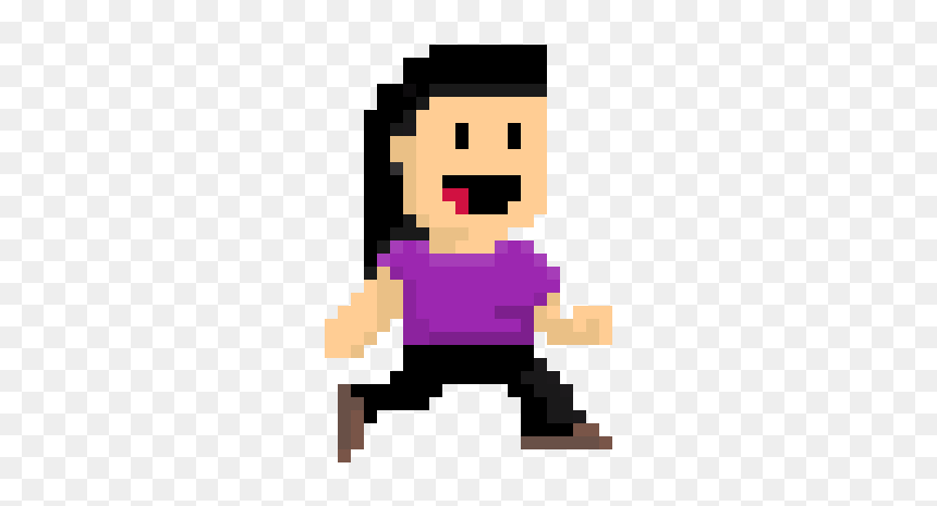 Cartoon, HD Png Download - girl running png