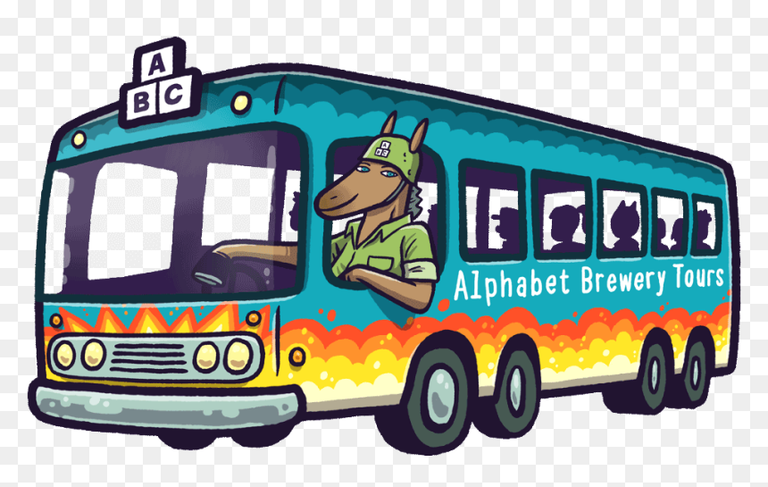 Abc Tours Small - Brewery, HD Png Download - tour bus png