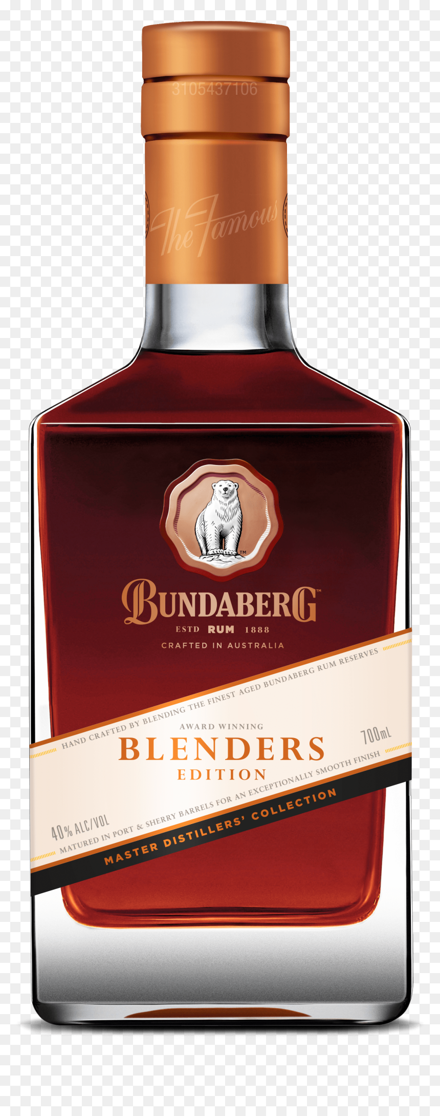 Bottle Of Bundaberg Dark Rum - Bundaberg Rum Limited Edition, HD Png Download - rum png