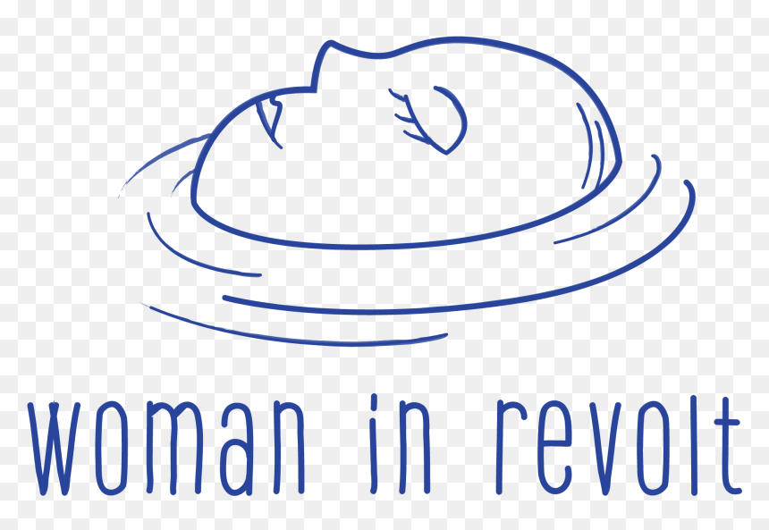 Woman In Revolt - Line Art, HD Png Download - woman walking away png