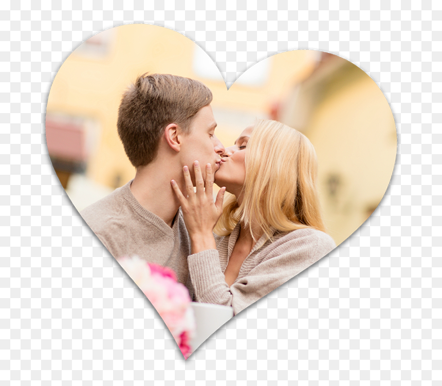 Happy Couple Heart - Couple In Heart Png, Transparent Png - happy couple png