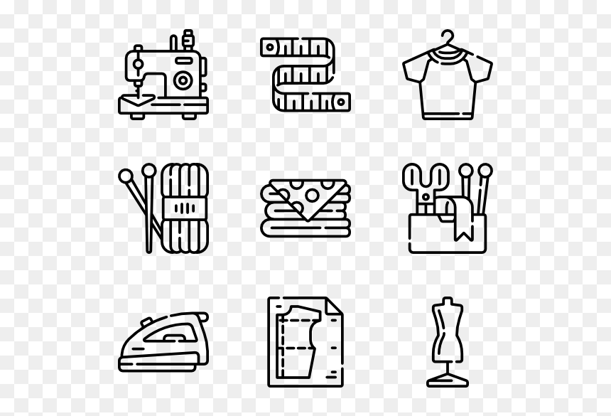 Education Icon Vector, HD Png Download - sewing png