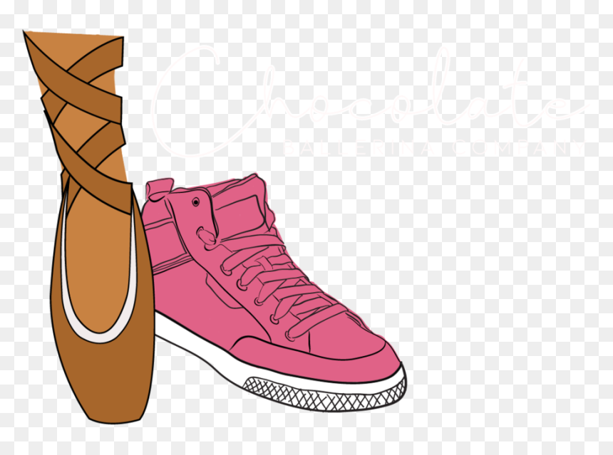 Rgb Whitechocolate Ballerina Company Primary Logo-01 - Sneakers, HD Png Download - ballerina shoes png