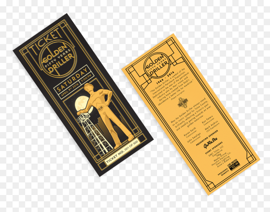 Golden Driller 50th Anniversary - Trophy, HD Png Download - 50th anniversary png