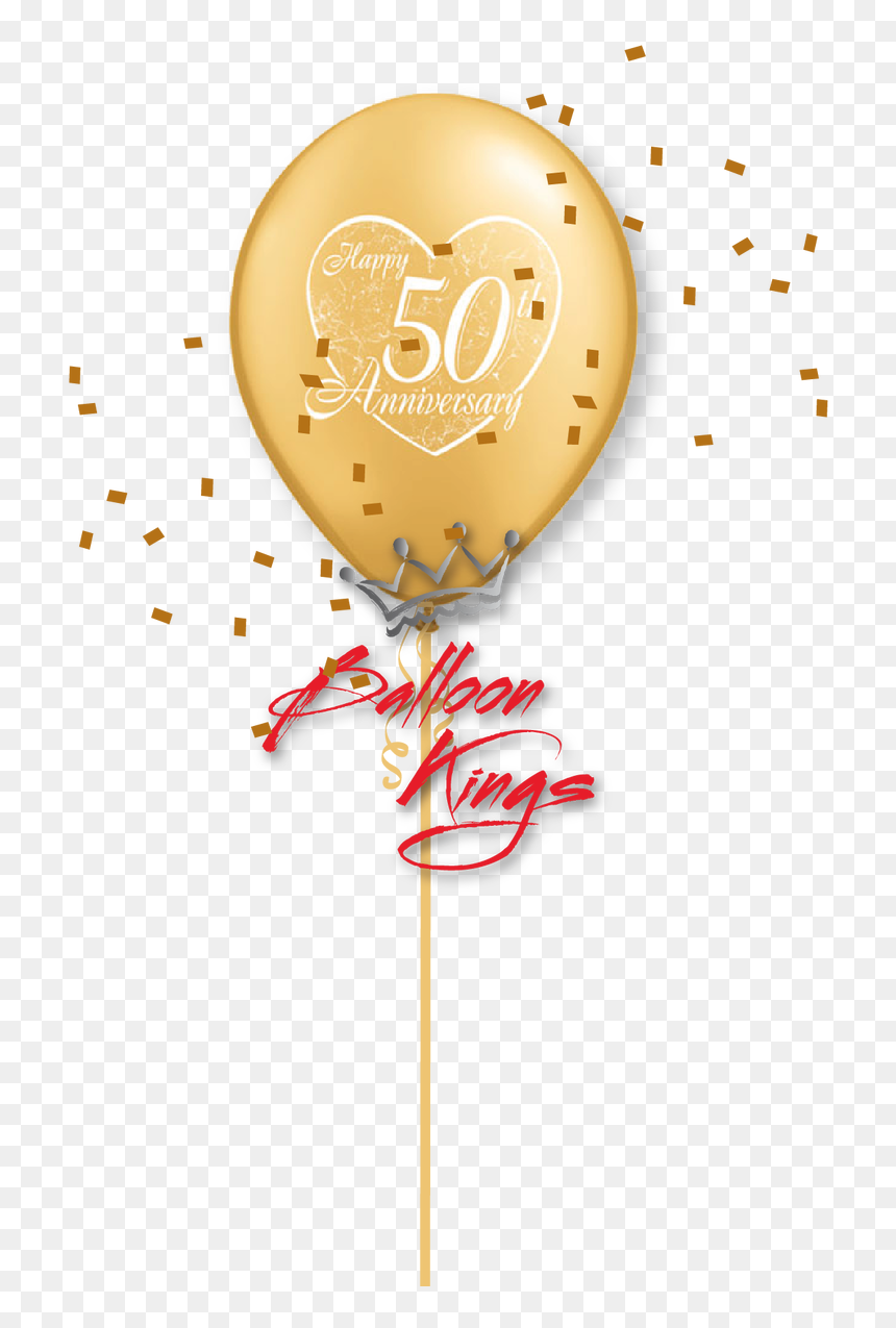11in Latex 50th Anniversary - Balloons, HD Png Download - 50th anniversary png
