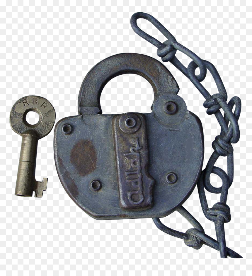This Is A Switch Lock And Key Set From The Rutland - Gate, HD Png Download - lock and key png