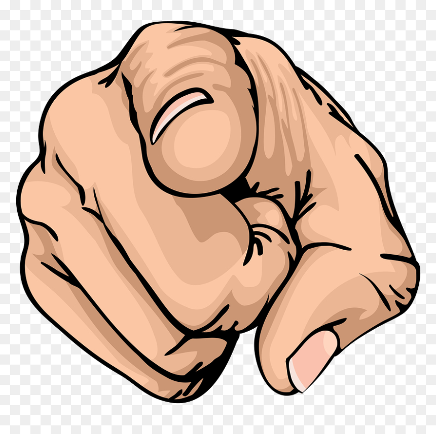 Pointing Finger, HD Png Download - finger pointing at you png