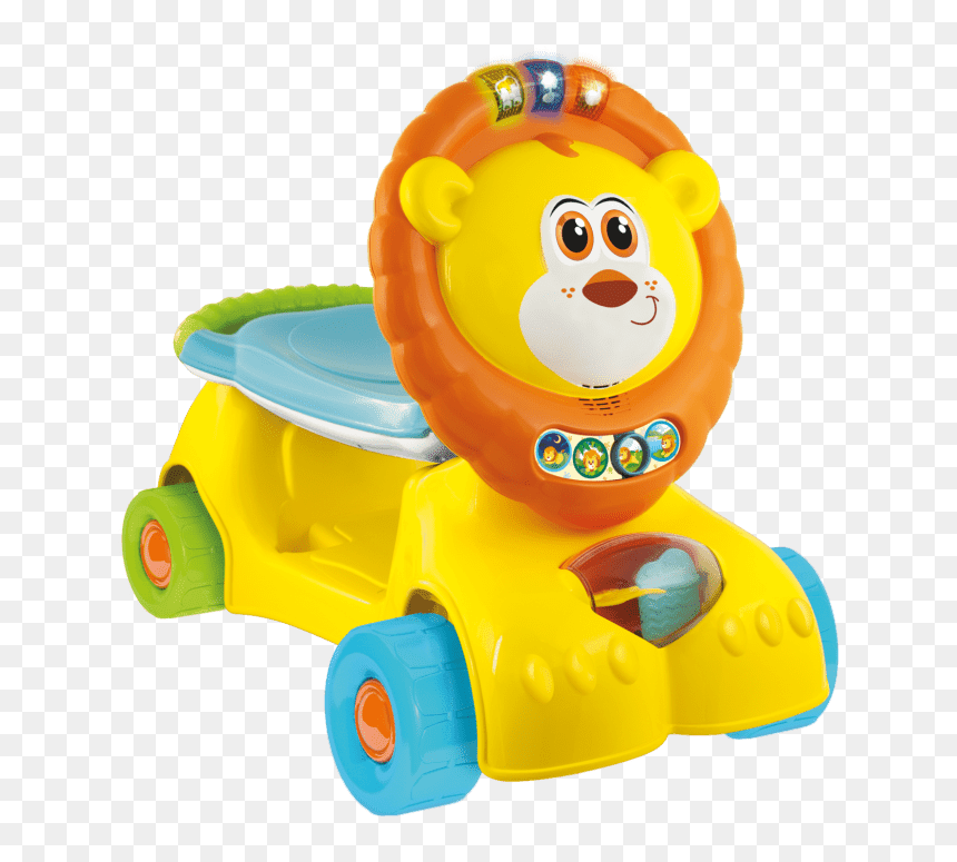 Winfun Grow With Me Lion Scooter, HD Png Download - baby lion png