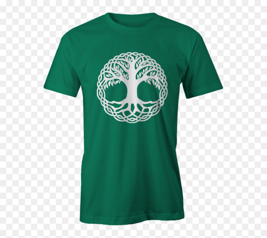 Celtic Tree Of Life Inspired Tee, HD Png Download - tree from above png
