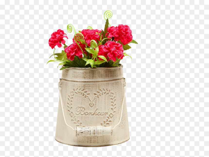 Rustic Flower Vase Transparent, HD Png Download - flowers in vase png