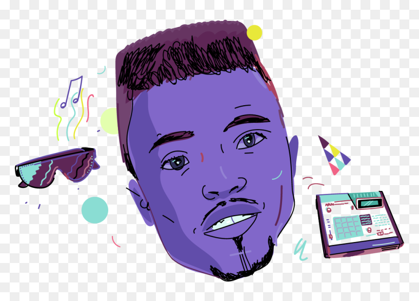 New Jack Swing 髪型, HD Png Download - rapper silhouette png